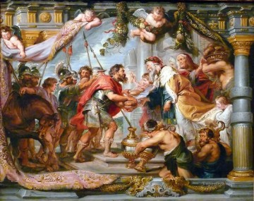 The Meeting of Abraham and Melchizedek Baroque Peter Paul Rubens Oil Paintings